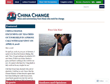 Tablet Screenshot of chinachange.org